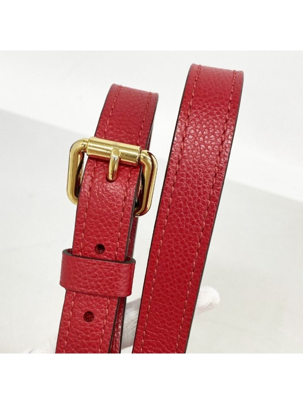 Louis Vuitton Handbag Monogram Empreinte Pochette Metis MM Cerise 2-Way Bag - Picture 8 of 10